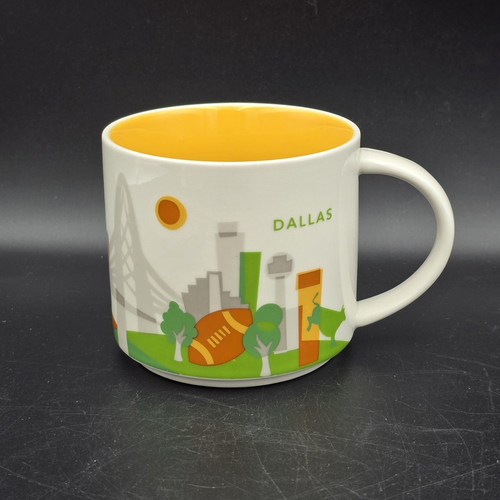 STARBUCKS Dallas Texas You are Here Collectible 2012 Collectible Coffee Mug 14oz